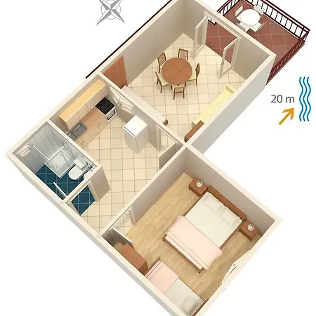 Apartament Bilo 4168b *